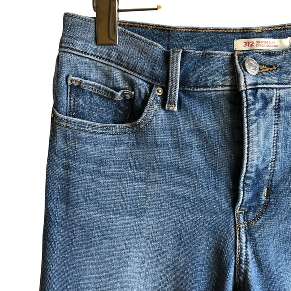 Levi’s 312 Shaping Slim Jeans Size 29 Sculpt Tummy Control Day Dreamer Wash - Picture 5 of 16